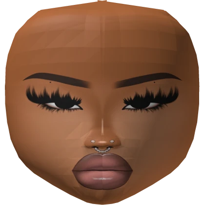 Baddie Latina Girl Mesh Makeup Gloss lips lashes