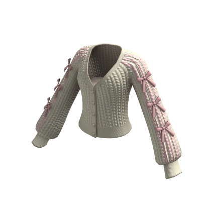 adidas x Valkenheim Bow Lined Cardigan White