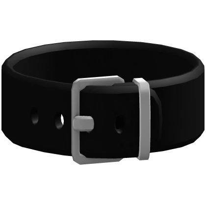  sweet oversized black belt choker collar 3.0