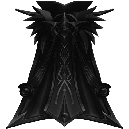 Onyx Black Champion's Cape