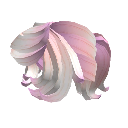 Short Pink Hair in a Ponytail