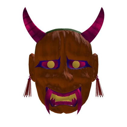 Gazing Pumpkin Oni Mask