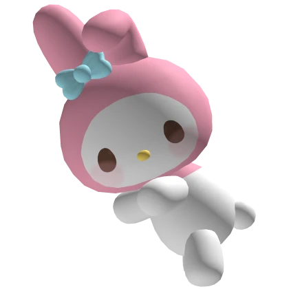 Cutesy My Melody Companion On Head