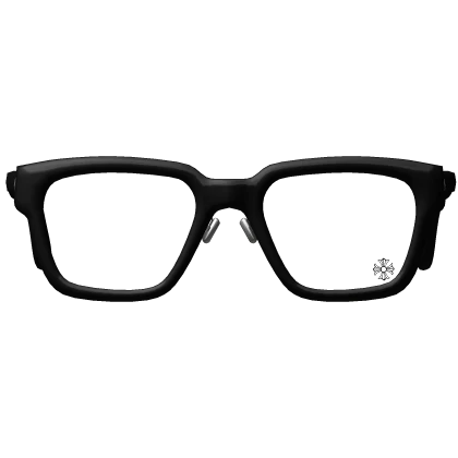 Thick Chrome Glasses
