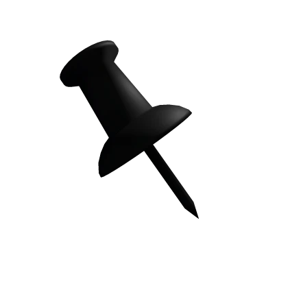 Black thumbtack