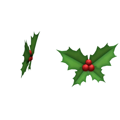 Mistletoe Hair Clips (Christmas)