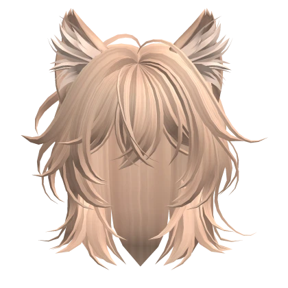 Blonde Cat Ears Hairstyle