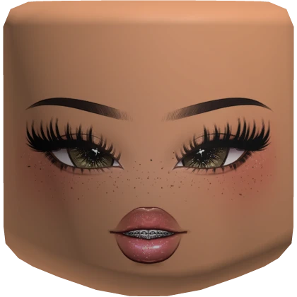 pretty girl braces baddie makeup