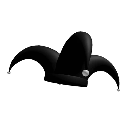 Black clown hat Jester Hat,