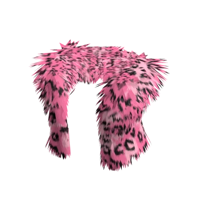 Pink Leopard fur Jacket Gilet