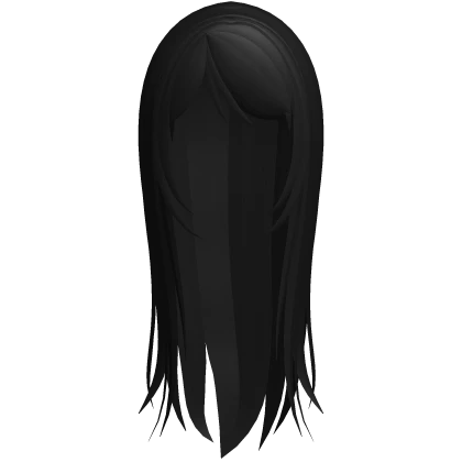 Cute Long Shy Girl Haircut in Black