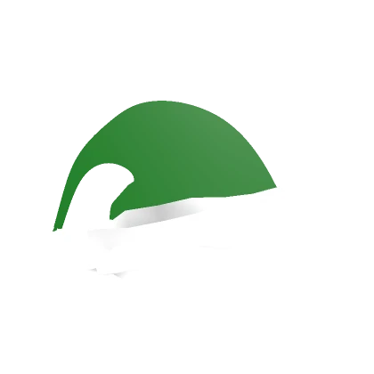 Glowing Christmas Hat - Green