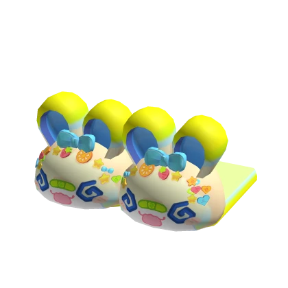 Igari Harajuku Blue Bunny Slippers