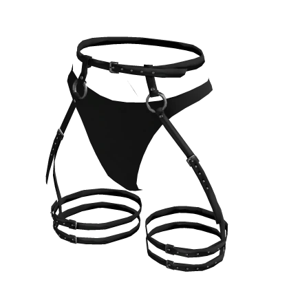 Harness Shorts Black
