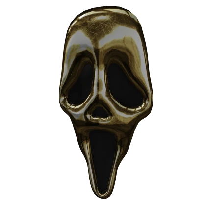 Golden Ghost Face Mask