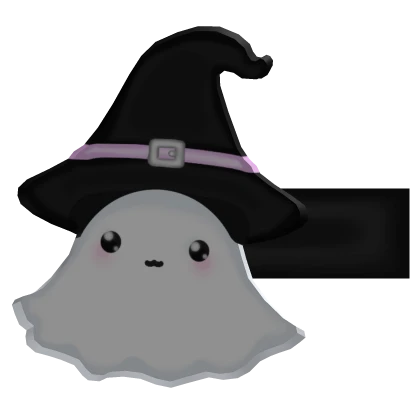 ♡ : Kawaii Halloween Witch Ghost Clip (FREE)