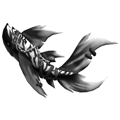 Monochrome Shark Tail