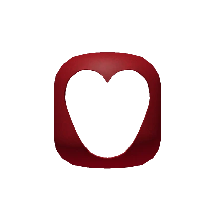 Red Balaclava Heart Cutout 1.0