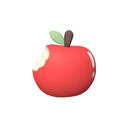 ♡ cutesy bitten apple snack