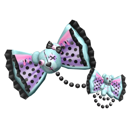 Kawaii Harajuku Pastel Goth Bear Bows