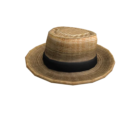 Wide-brimmed Straw Cap