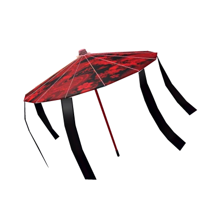 Red japanese parasol / umbrella