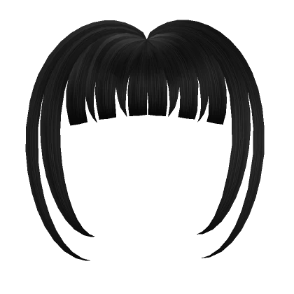 Anime Bangs in Black