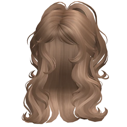 ♡ Voluminous Half up Half Down Waves (Honey)