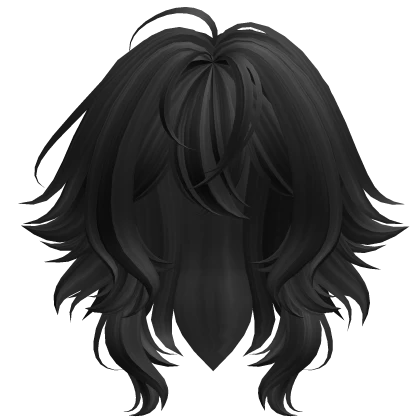 Super Fluffy Wolf Cut (Black V3)
