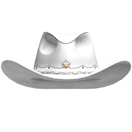 Cowboy Hat White Large Fancy Western Fedora Ohio