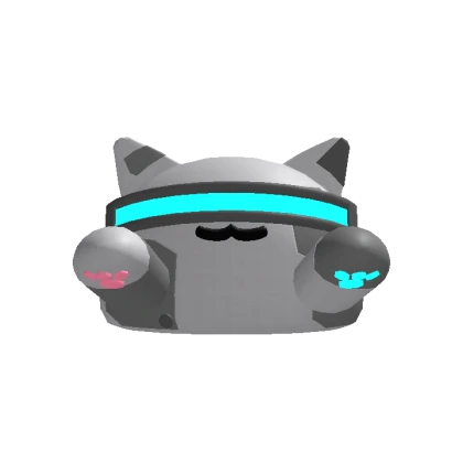 Cyborg Cat Head