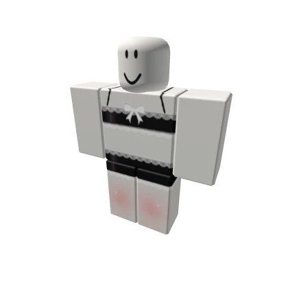 Simple Black Lace +Mini black skirt +Blush