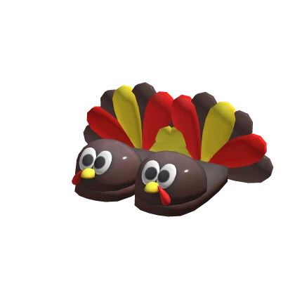 ♡ thanksgiving turkey fall kawaii slippers