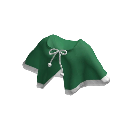 Trendy Christmas Cape - Green