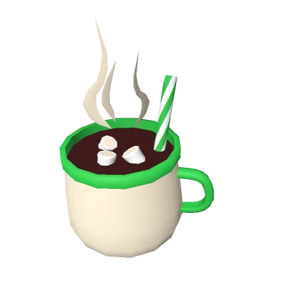 Hot Chocolate With Straw