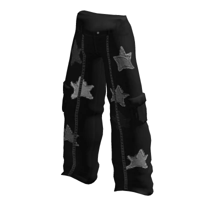 Black Y2K Baggy Jeans