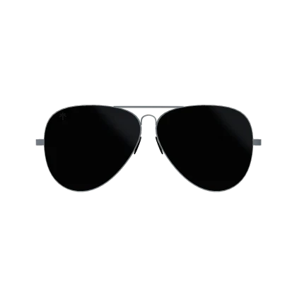 Classic Aviator Sims Glasses Trendy Black Y2k