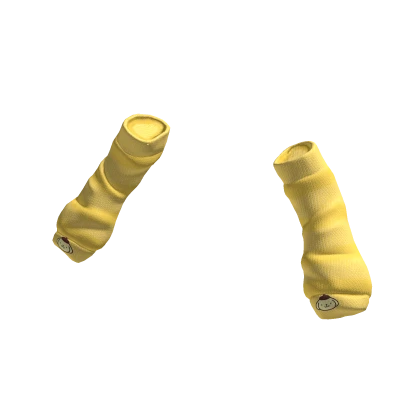 Pompompurin arm warmers