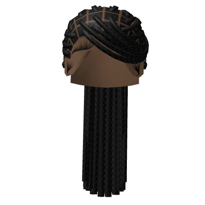 Long Braided Ponytail (Black)