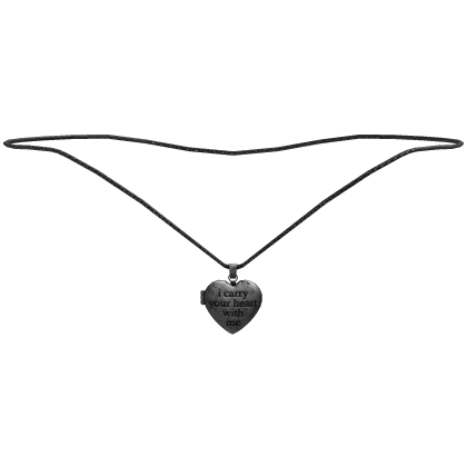 Silver Heart Locket Necklace [1.0]