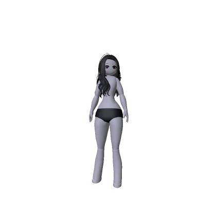 Girl Doll w/ Side Swept Hair v2