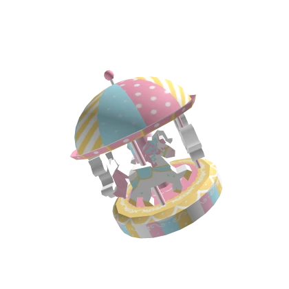 sweet carnival pastel cute kawaii carousel egl hat