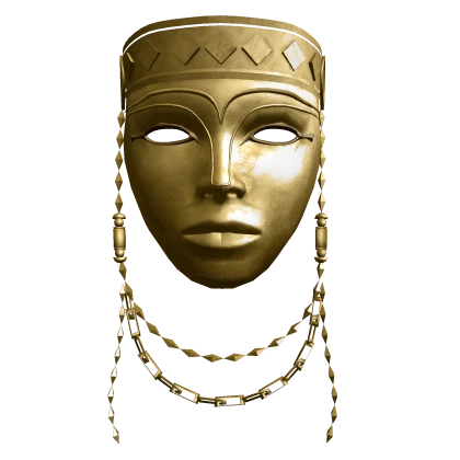 Gold Gaian Temprit Tomb Mask