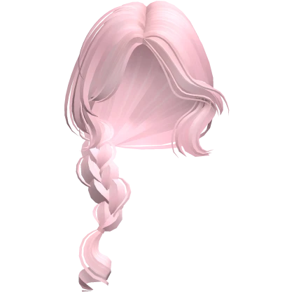 Cute Popstar Fluffy Braids Hair (Light Pink)