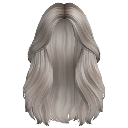Long Lush Layered Wavy Girl Hair (Ash Blonde)