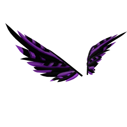 [ Gift ] Violet Goth Giftwrap Wings
