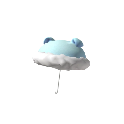 Fluffy Umbrella Blue