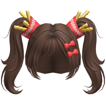 French Fries Pigtails 🍟