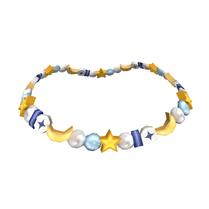 Star & Moon Bead Necklace - 1.0