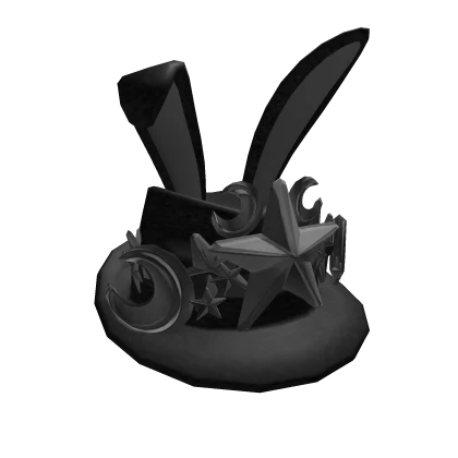 | Dark fedora of night /w bunny ears